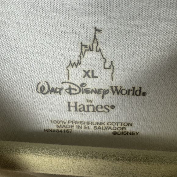 Vintage Mickey Mouse White XL T-shirt Walt Disney World Size Extra Large, Y2K - Picture 3 of 7